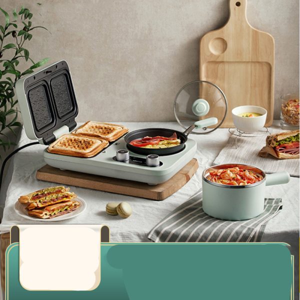 Small Multi-Function Breakfast Machine Toast Press Toaster - Image 3