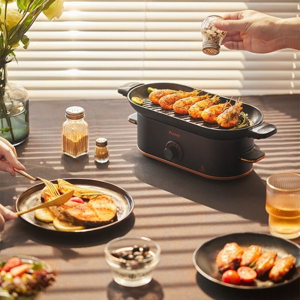 Mini Electric Barbecue Grill Plate Smoke-free - Image 2