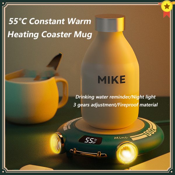 Potable Smart Electric Beverage Warmer For Office Desk Home