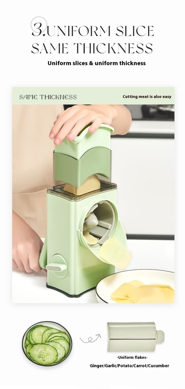 Multi-functional Hand Guard vegetable and cheese Shredder - Image 5