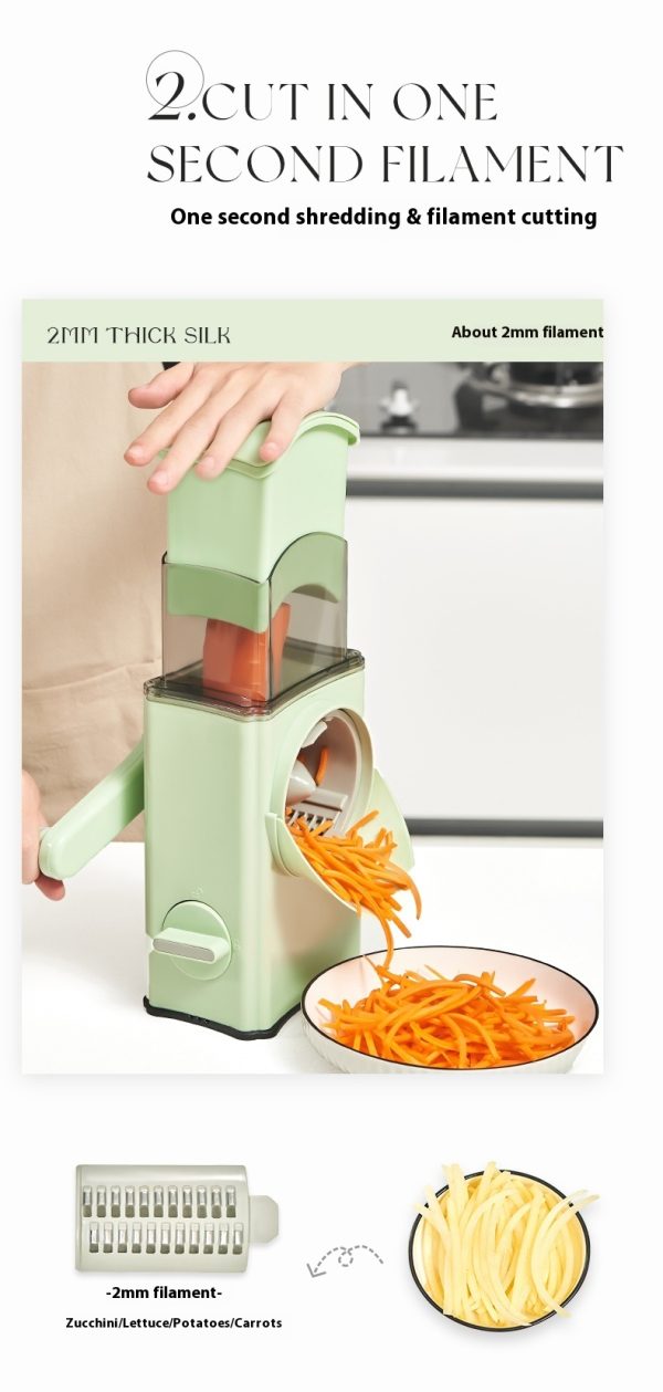 Multi-functional Hand Guard vegetable and cheese Shredder - Image 4